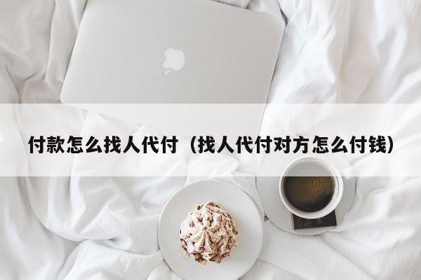 付款怎么找人代付（找人代付对方怎么付钱）