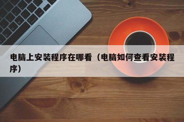电脑上安装程序在哪看（电脑如何查看安装程序）