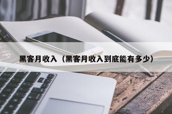 黑客月收入（黑客月收入到底能有多少）