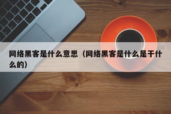 网络黑客是什么意思（网络黑客是什么是干什么的）