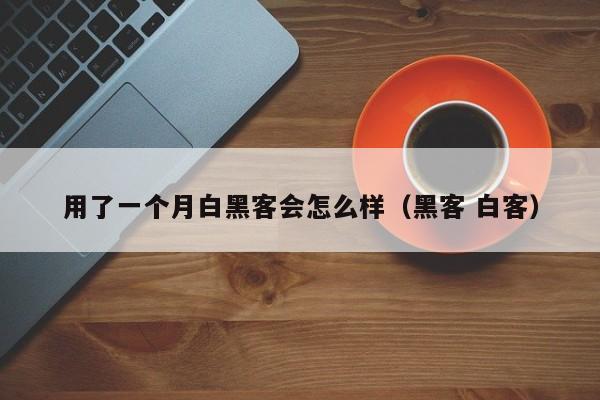 用了一个月白黑客会怎么样（黑客 白客）