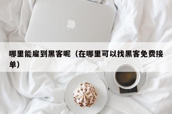 哪里能雇到黑客呢（在哪里可以找黑客免费接单）